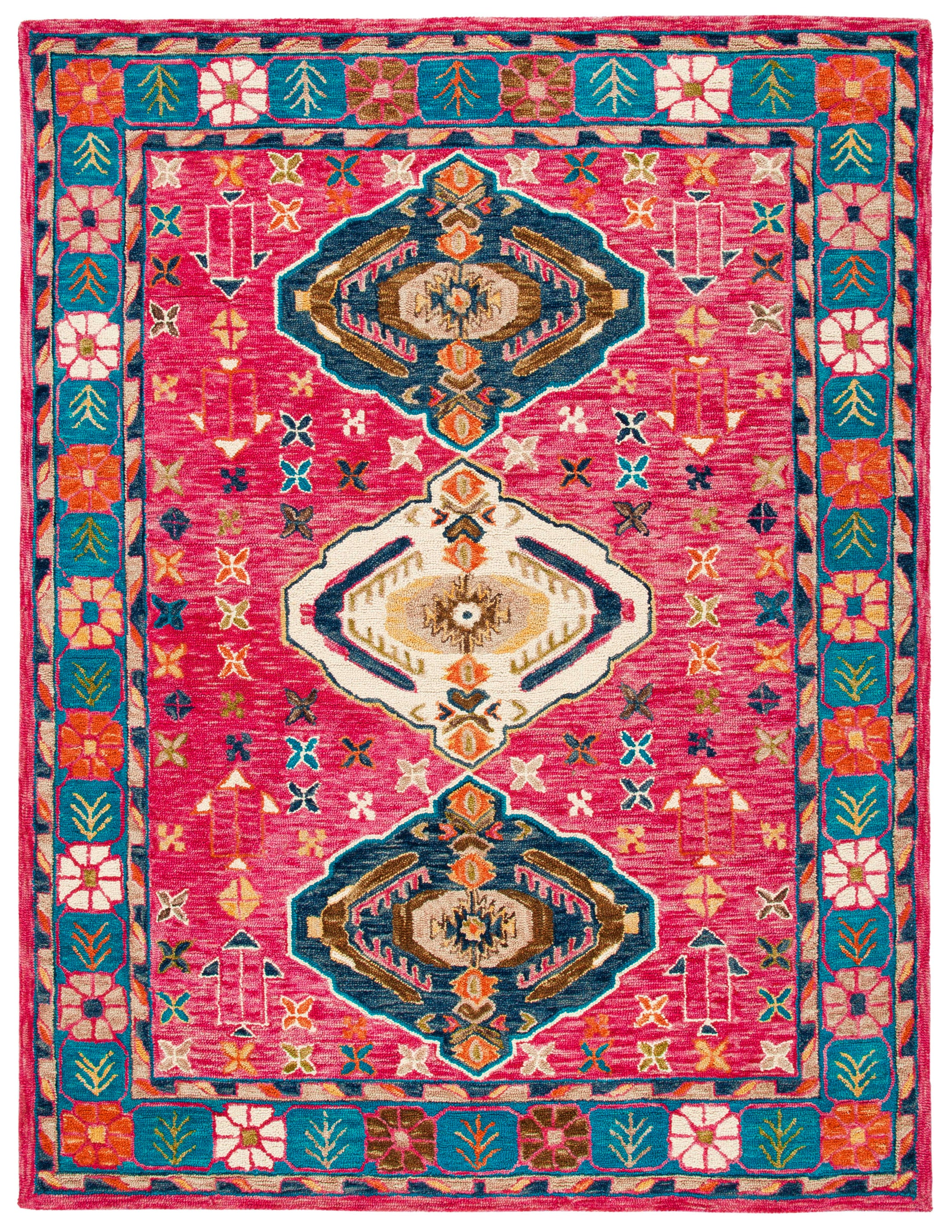 Safavieh Aspen 527 Rug, APN527 - Red / Blue