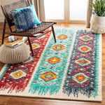 Safavieh Aspen 528 Rug, APN528 - Blue / Rust