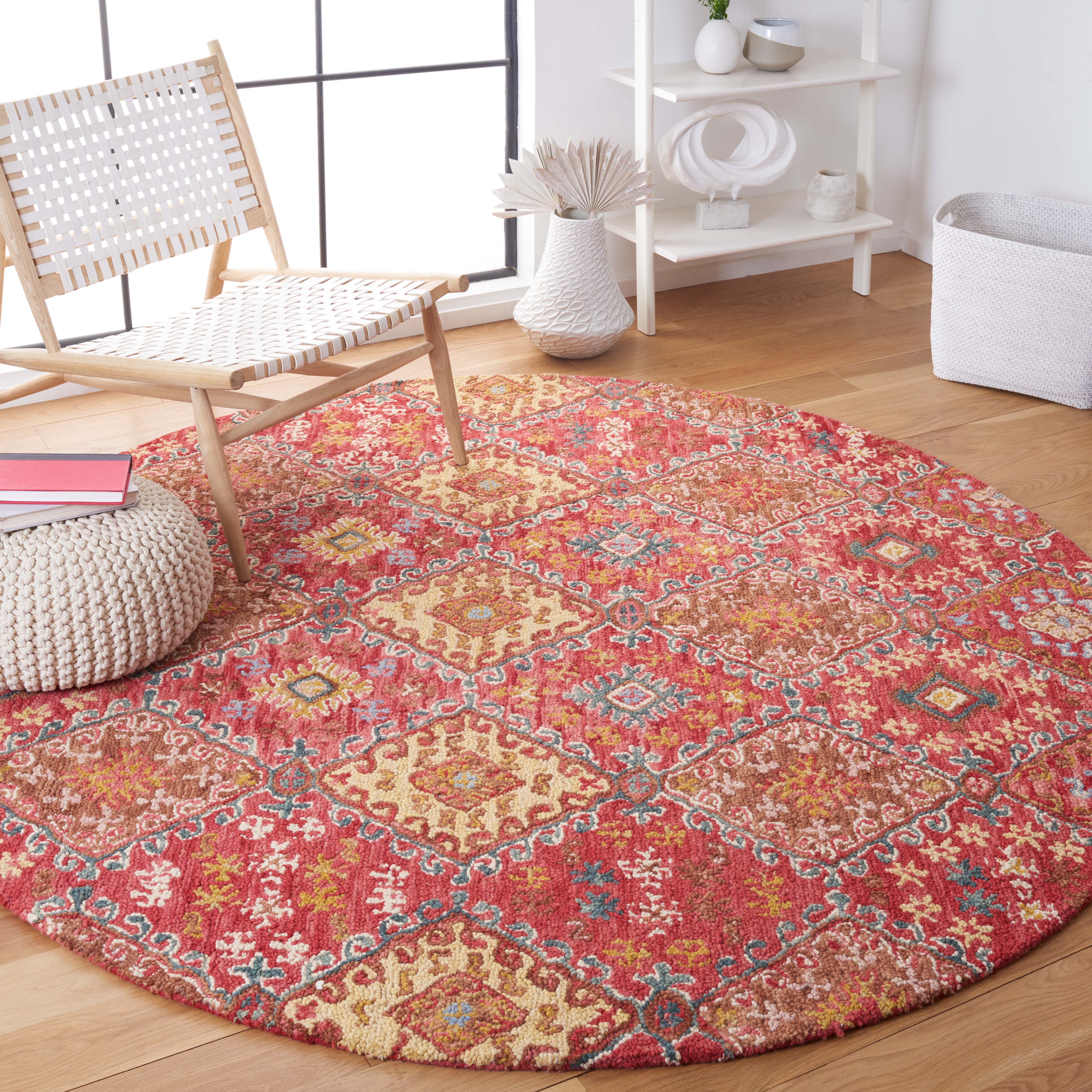 Safavieh Aspen 529 Rug, APN529 - Red / Gold