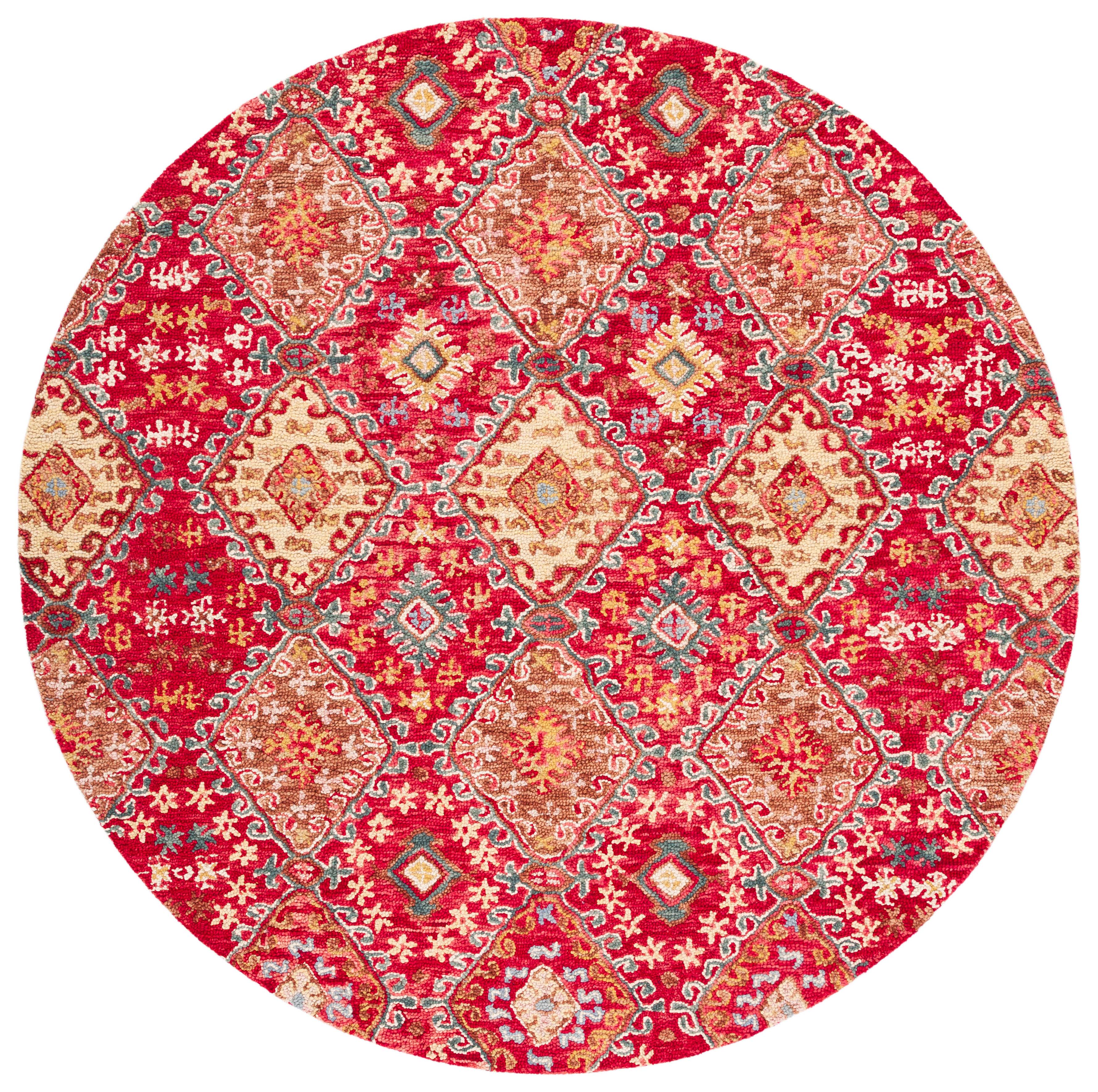 Safavieh Aspen 529 Rug, APN529 - Red / Gold