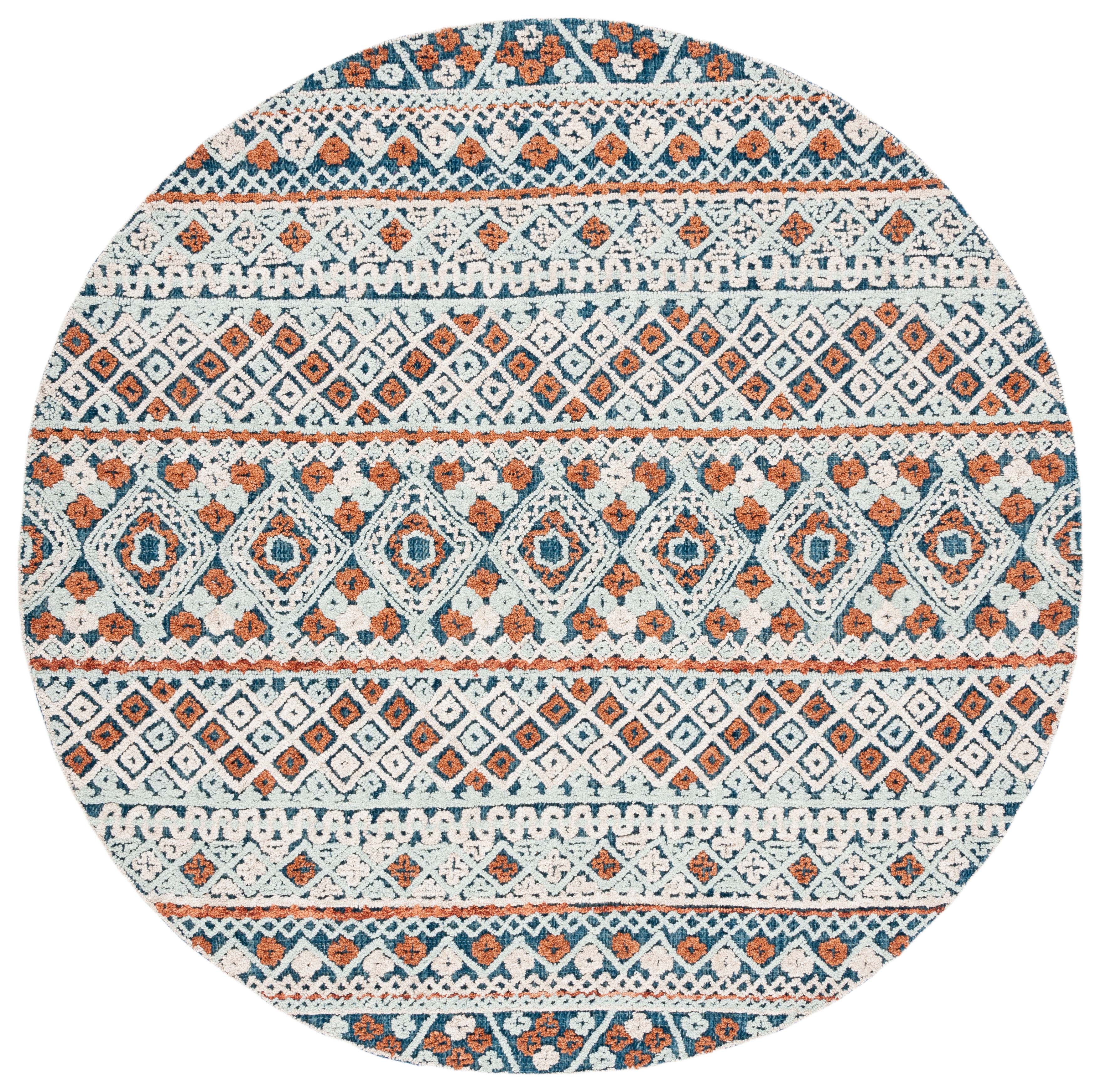 Safavieh Aspen 530 Rug, APN530 - Blue / Orange