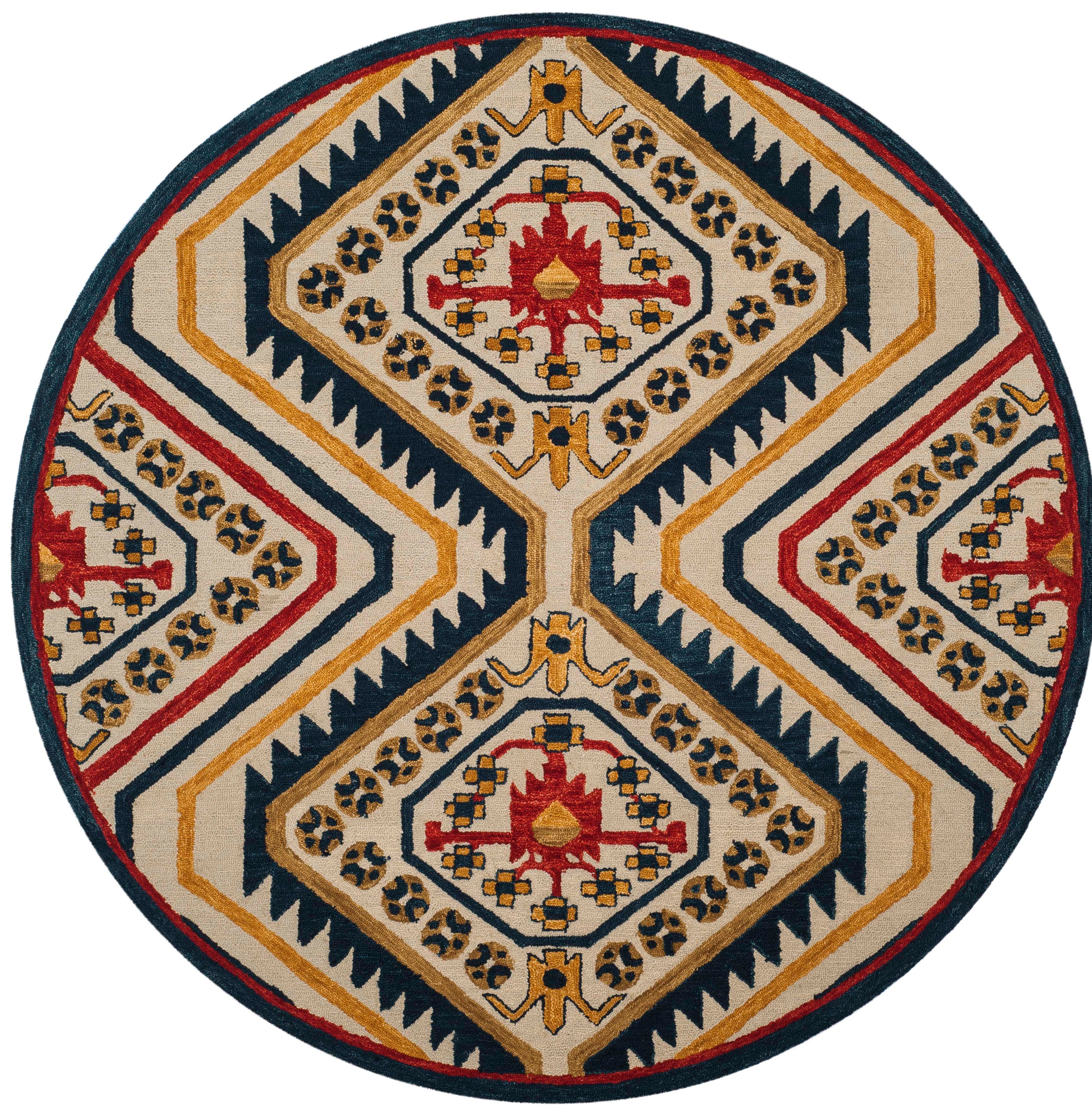 Safavieh Aspen 701 Rug, APN701 - Ivory / Multi
