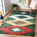 Safavieh Aspen 704 Rug, APN704 - Green / Red