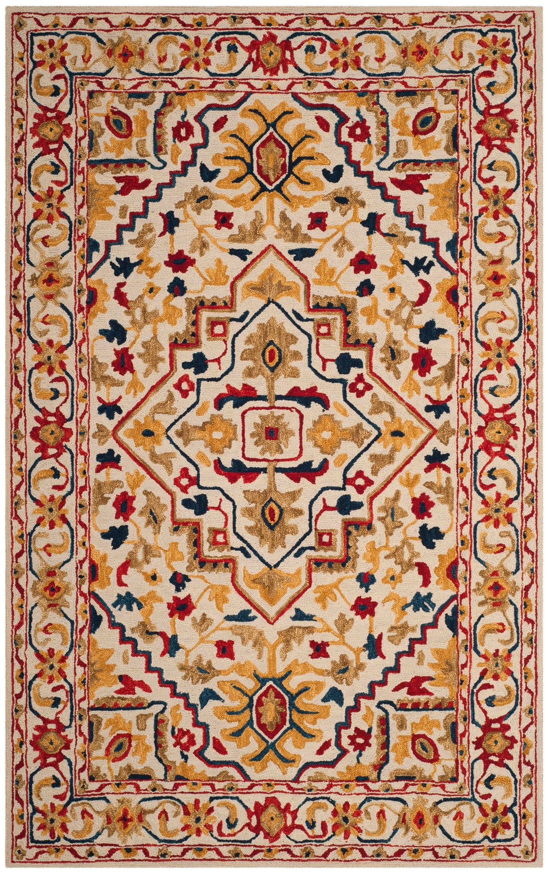Safavieh Aspen 705 Rug, APN705 - Ivory / Multi