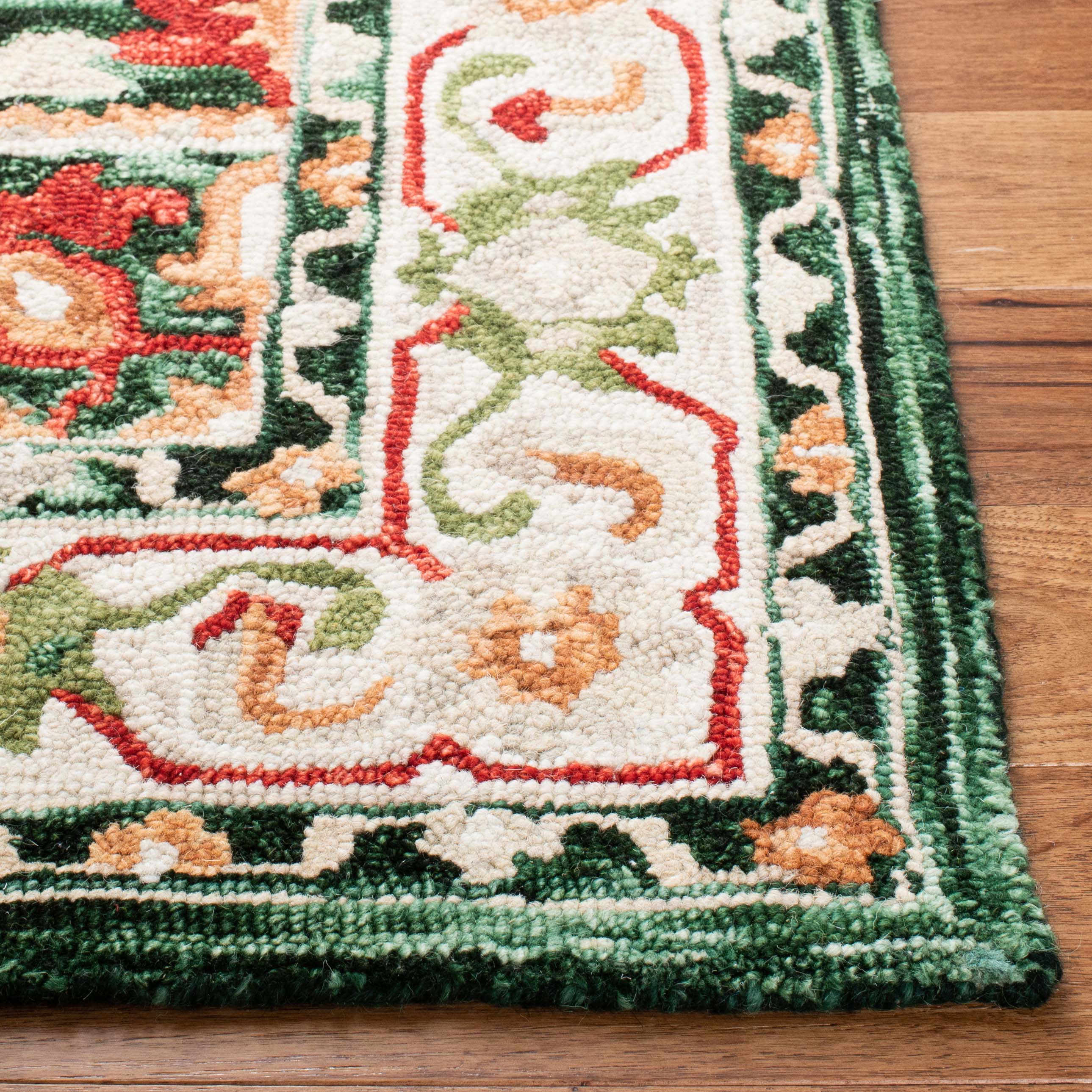 Safavieh Aspen 705 Rug, APN705 - Green / Red
