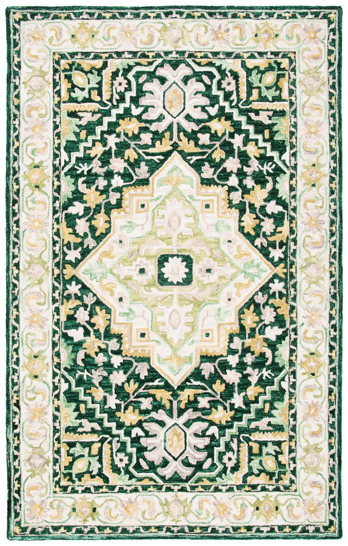 Safavieh Aspen 705 Rug, APN705 - Green / Ivory