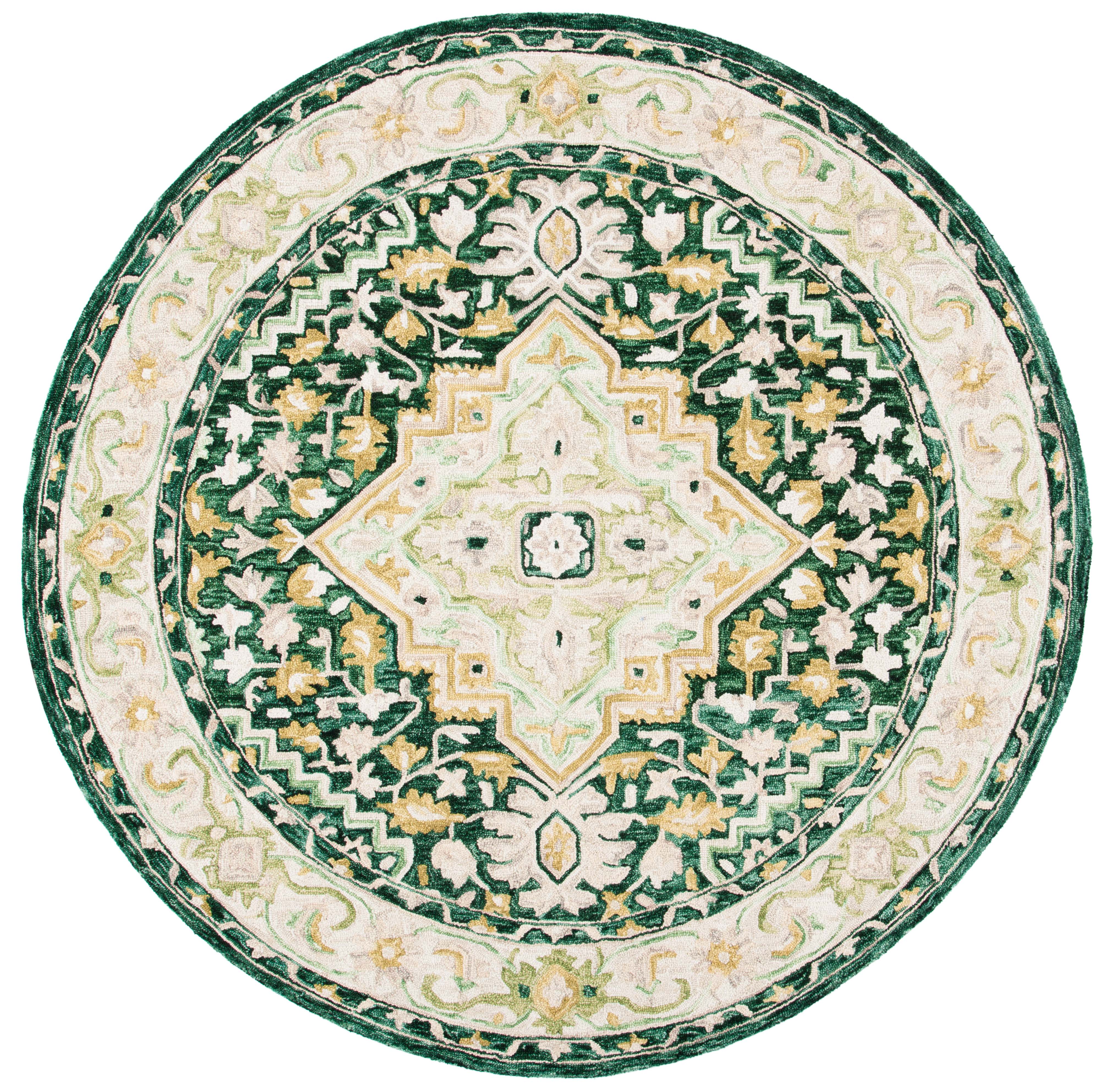 Safavieh Aspen 705 Rug, APN705 - Green / Ivory
