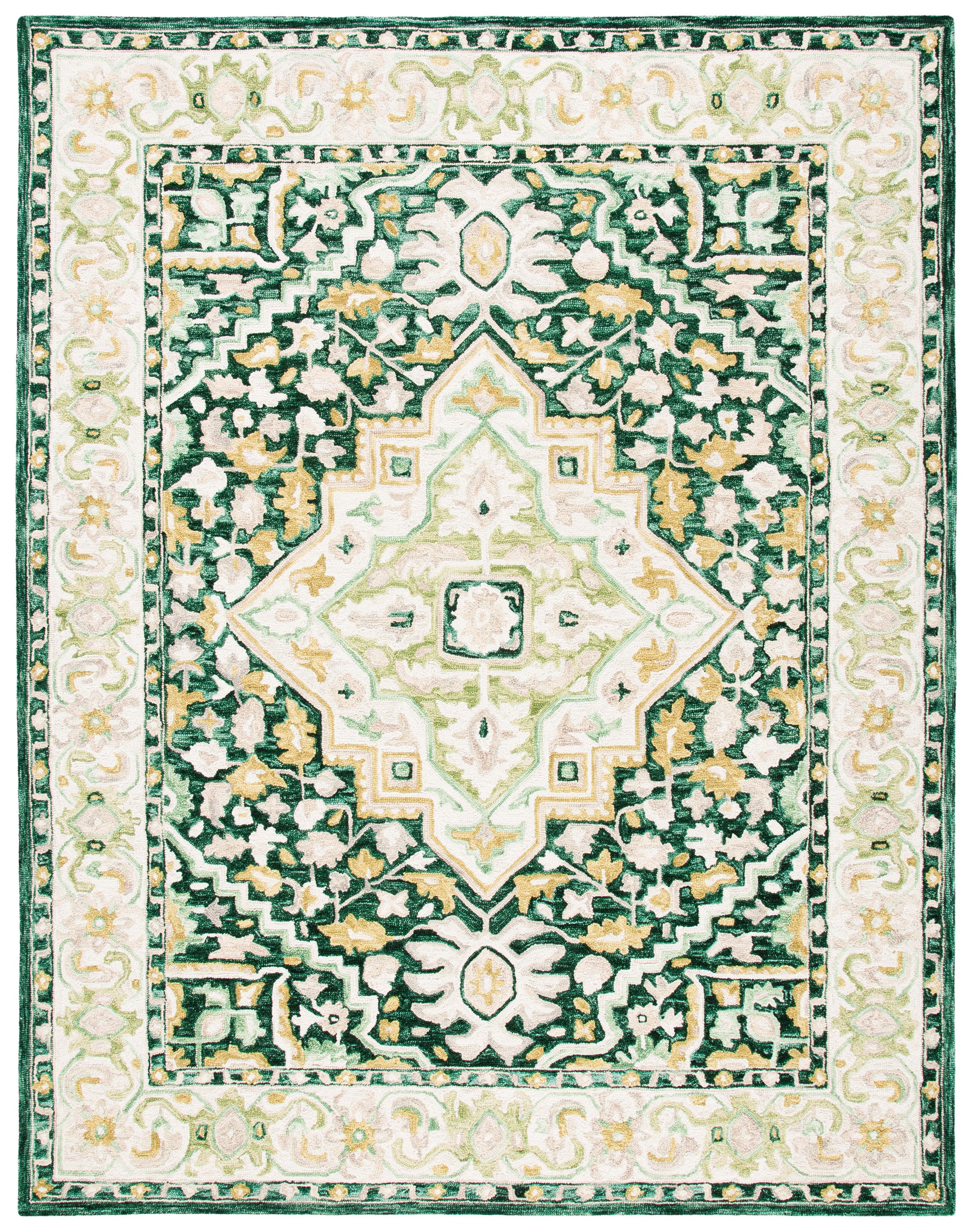 Safavieh Aspen 705 Rug, APN705 - Green / Ivory