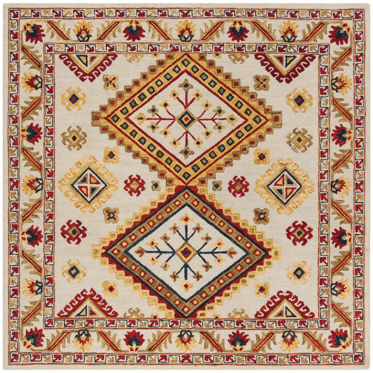Safavieh Aspen 706 Rug, APN706 - Ivory / Multi