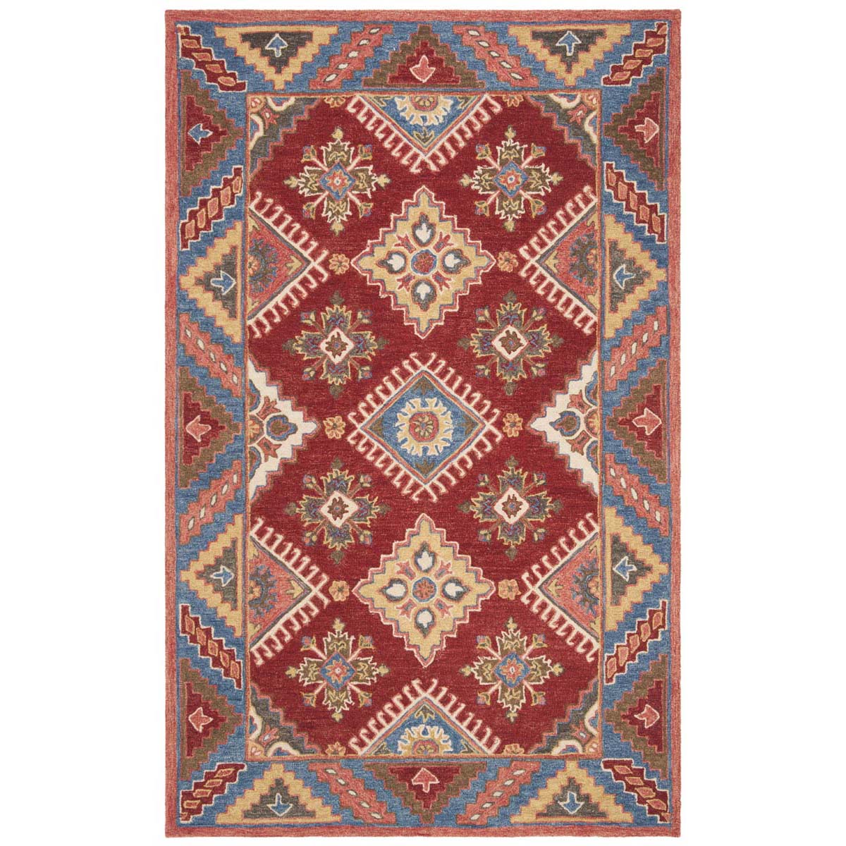 Safavieh Aspen 803 Rug, APN803 - Red / Blue