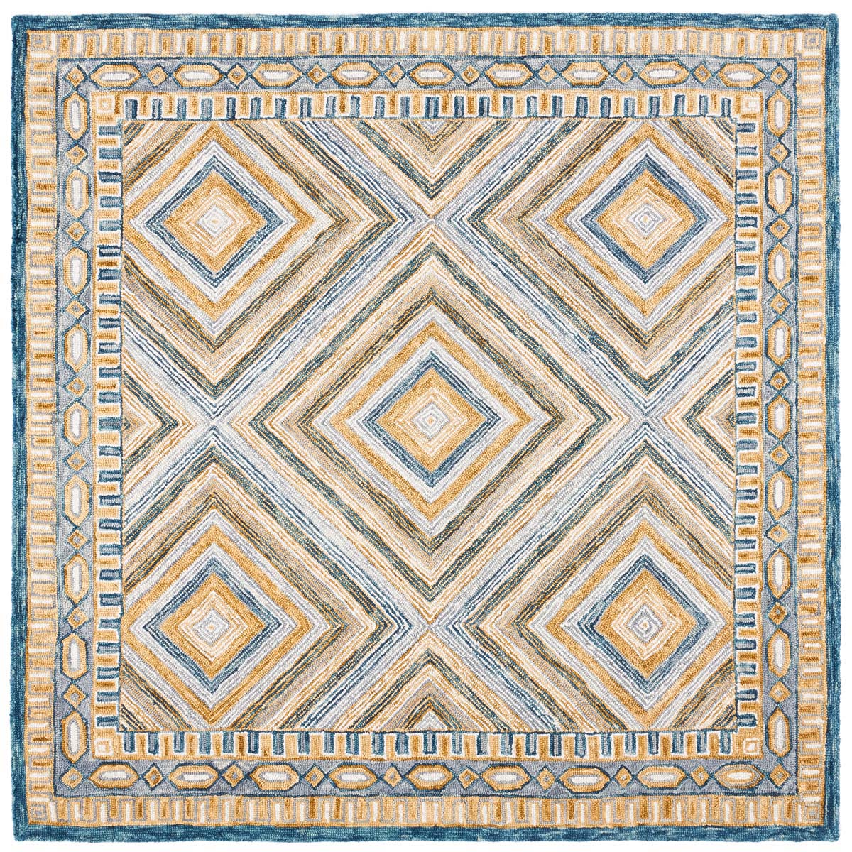 Safavieh Aspen 809 Rug, APN809 - Navy / Gold