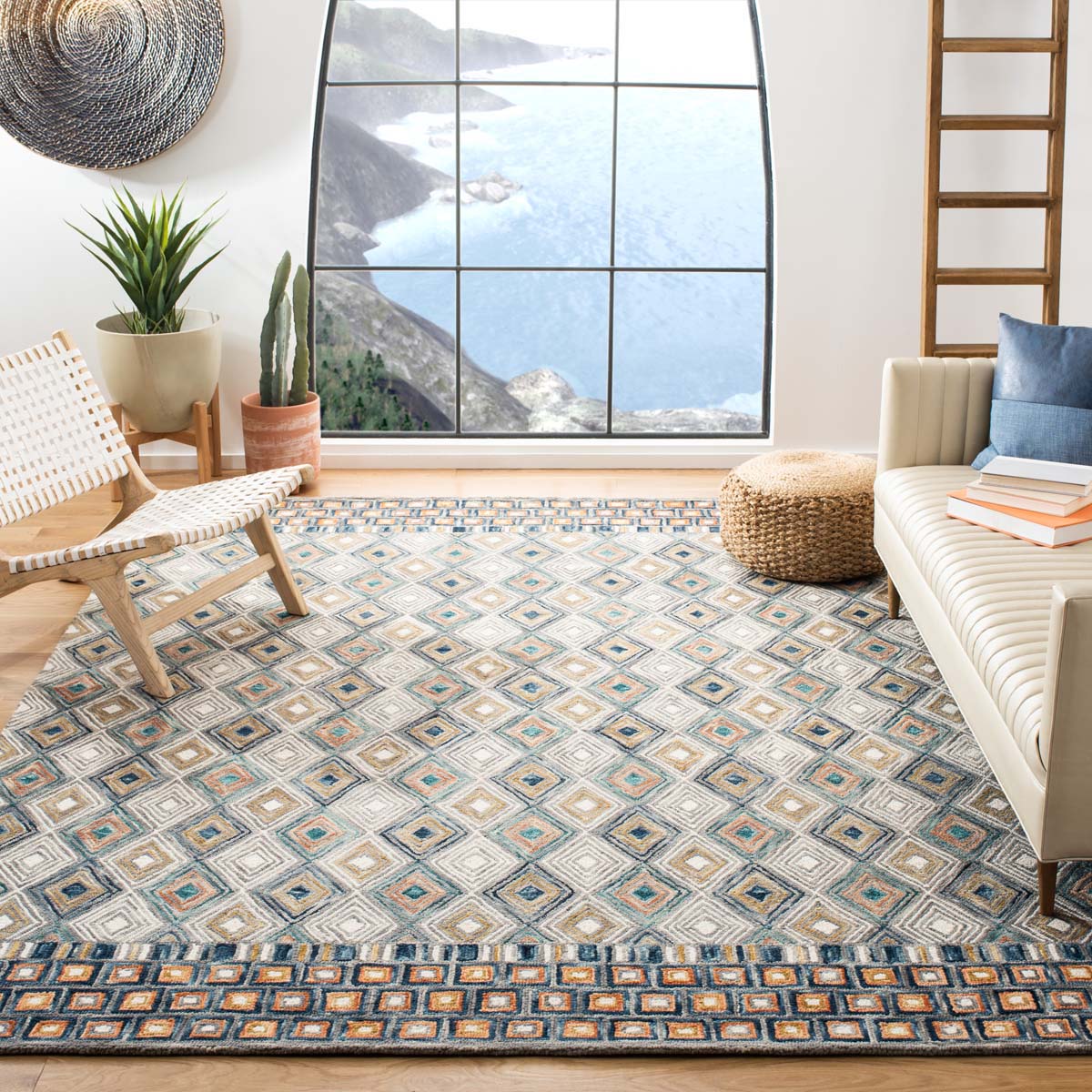 Safavieh Aspen 810 Rug, APN810 - Green / Gold