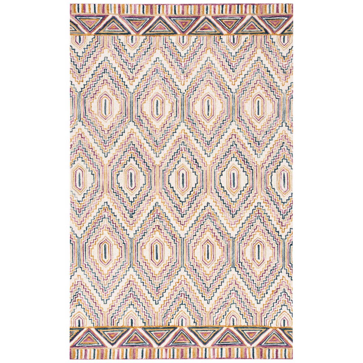 Safavieh Aspen 811 Rug, APN811 - Ivory / Rust