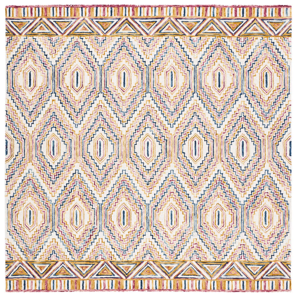 Safavieh Aspen 811 Rug, APN811 - Ivory / Rust