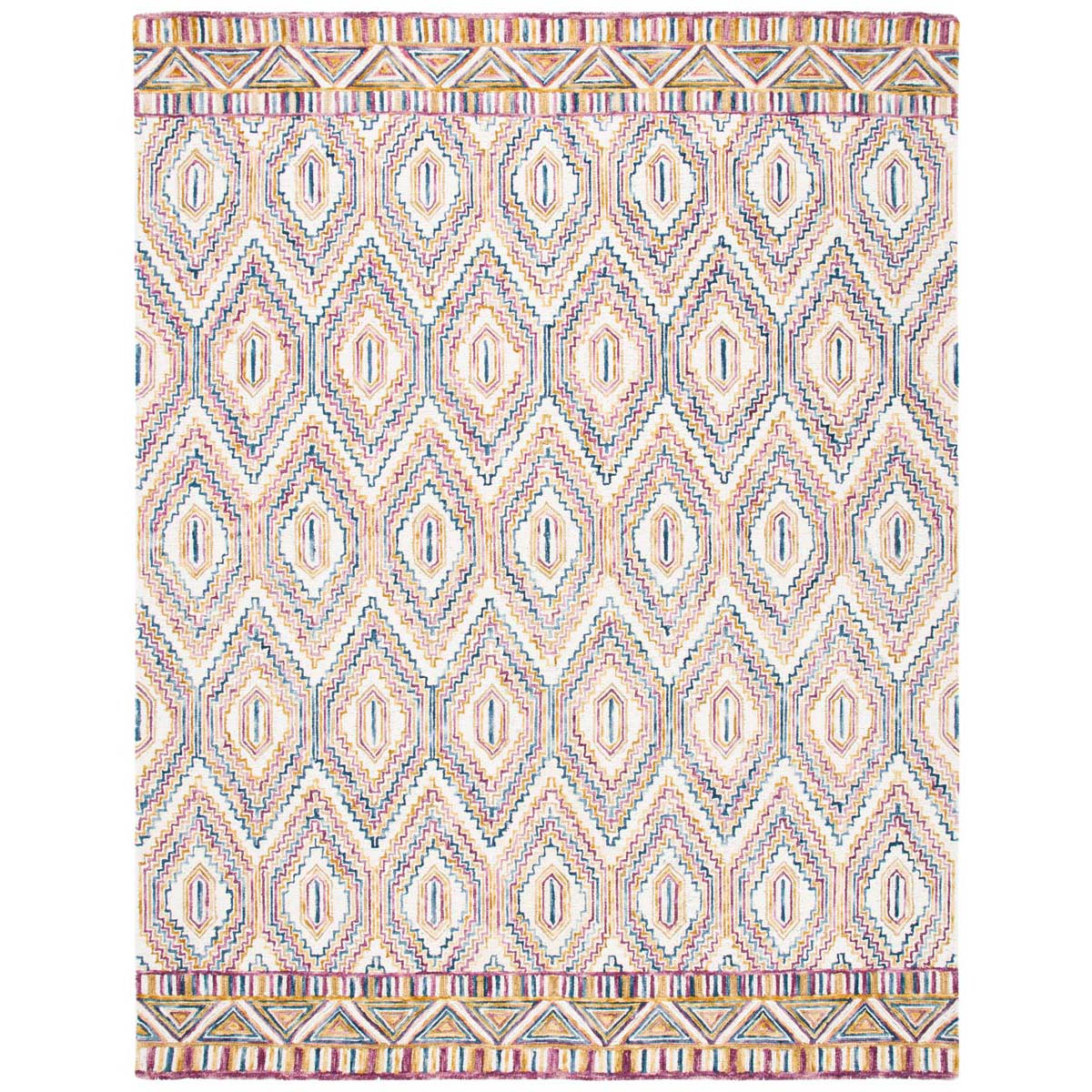 Safavieh Aspen 811 Rug, APN811 - Ivory / Rust