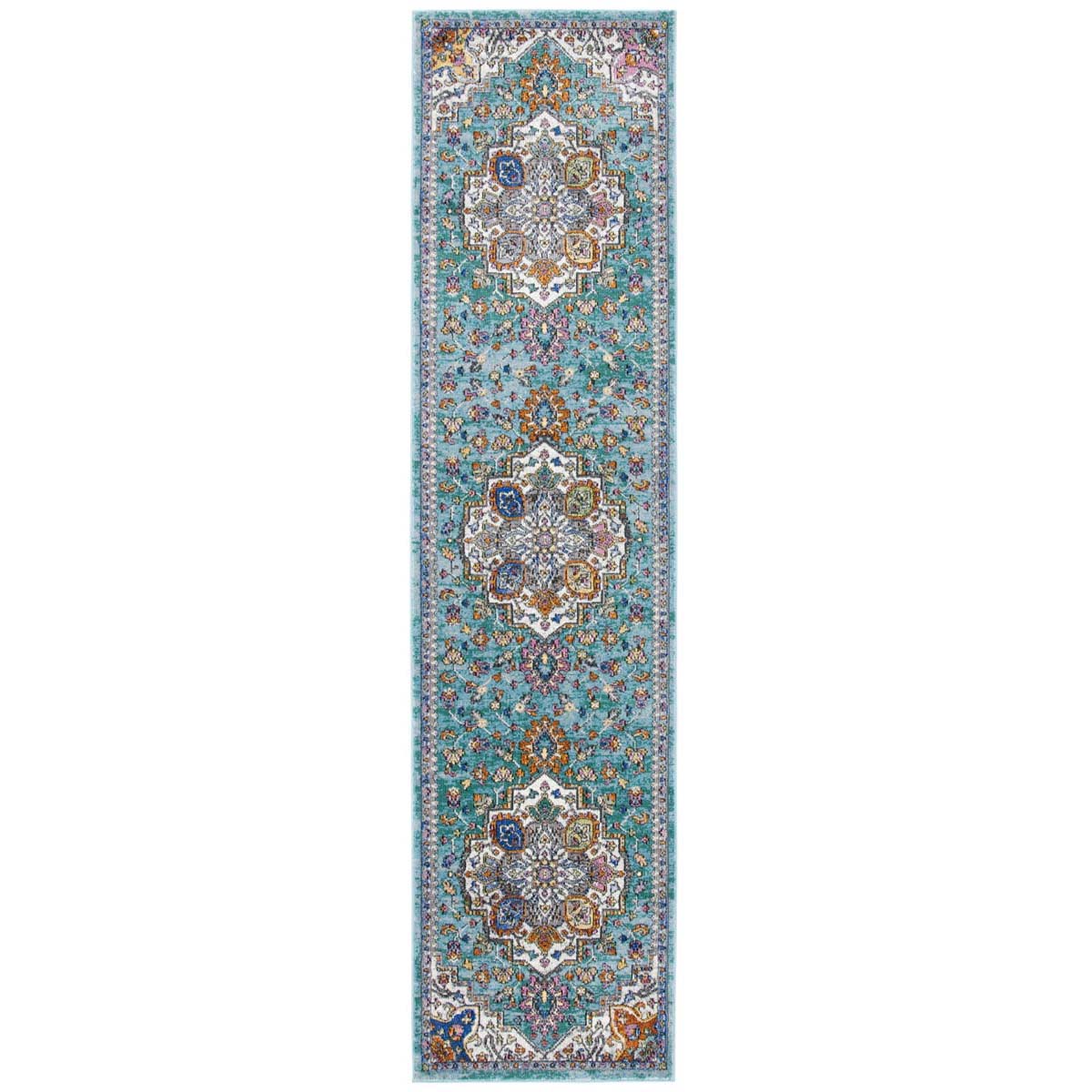 Safavieh Aria 102 Rug, ARA102 - Turquoise / Ivory