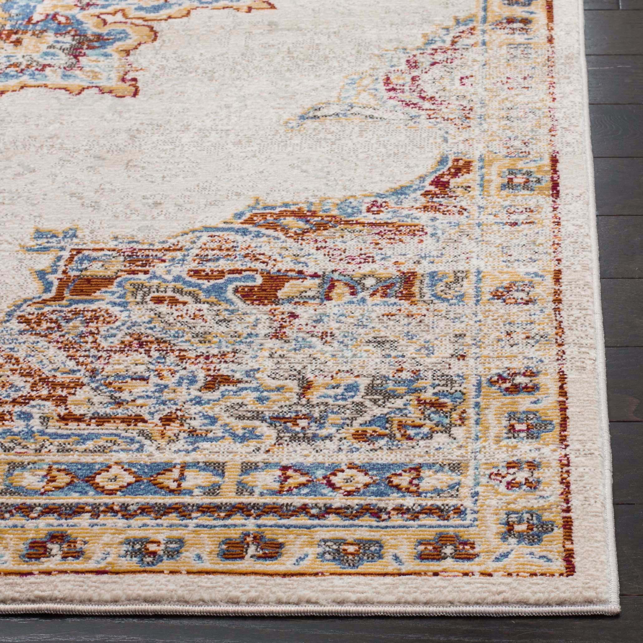 Safavieh Aria 103 Rug, ARA103 - Creme / Red