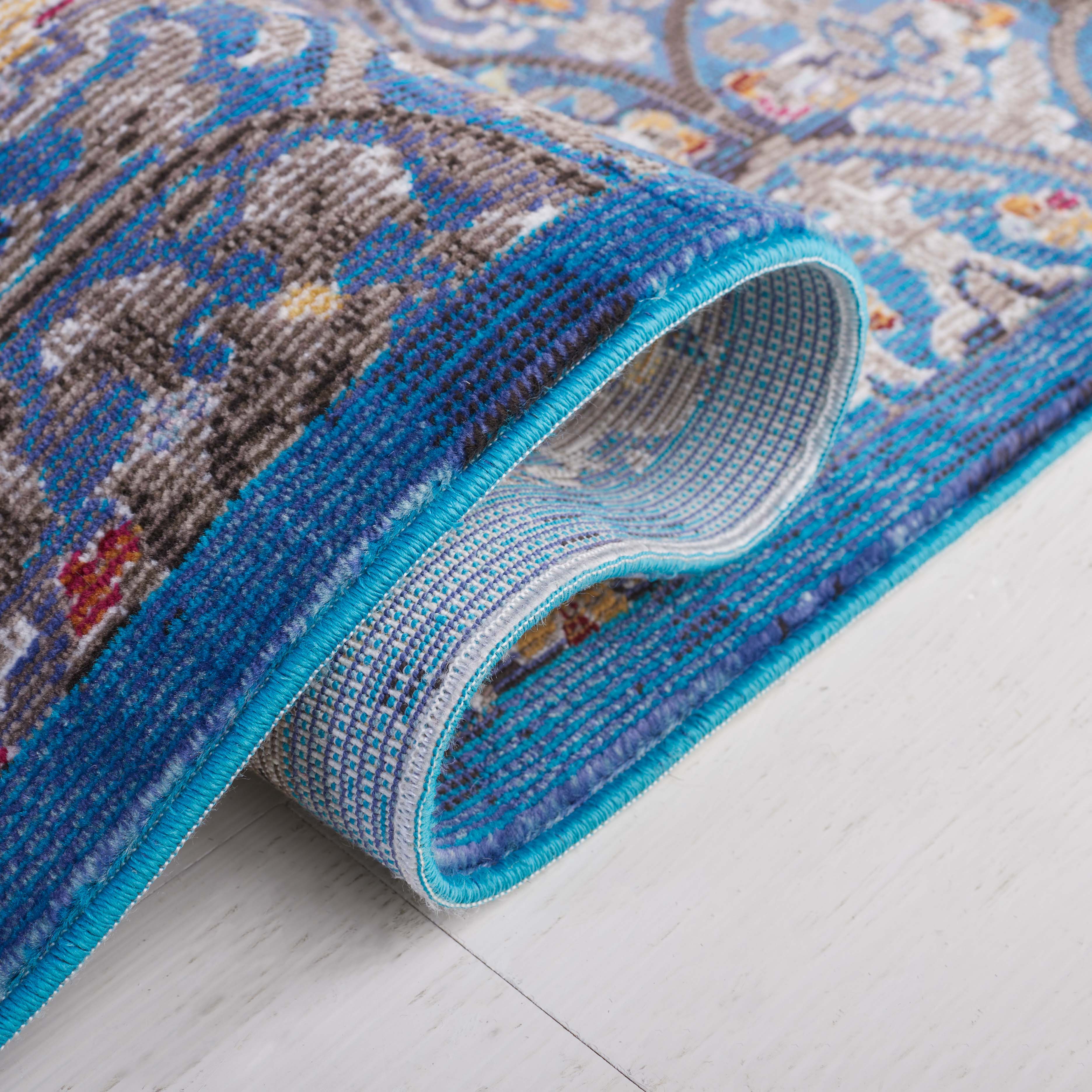 Safavieh Aria 112 Rug, ARA112 - Navy / Gold