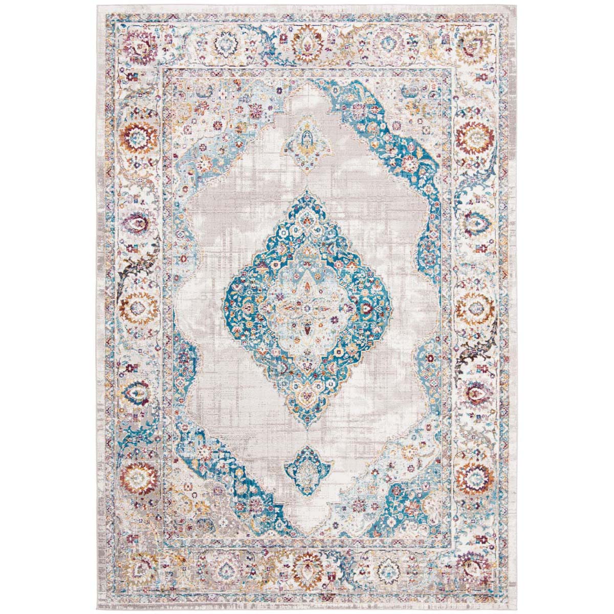 Safavieh Aria 116 Rug, ARA116 - Blue / Ivory