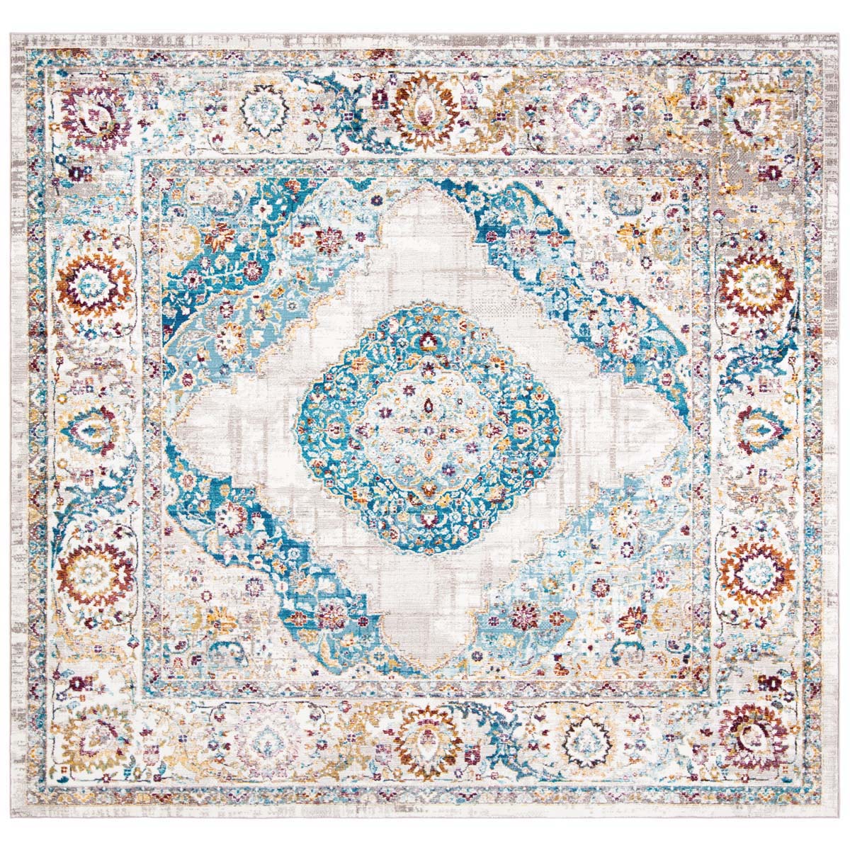 Safavieh Aria 116 Rug, ARA116 - Blue / Ivory
