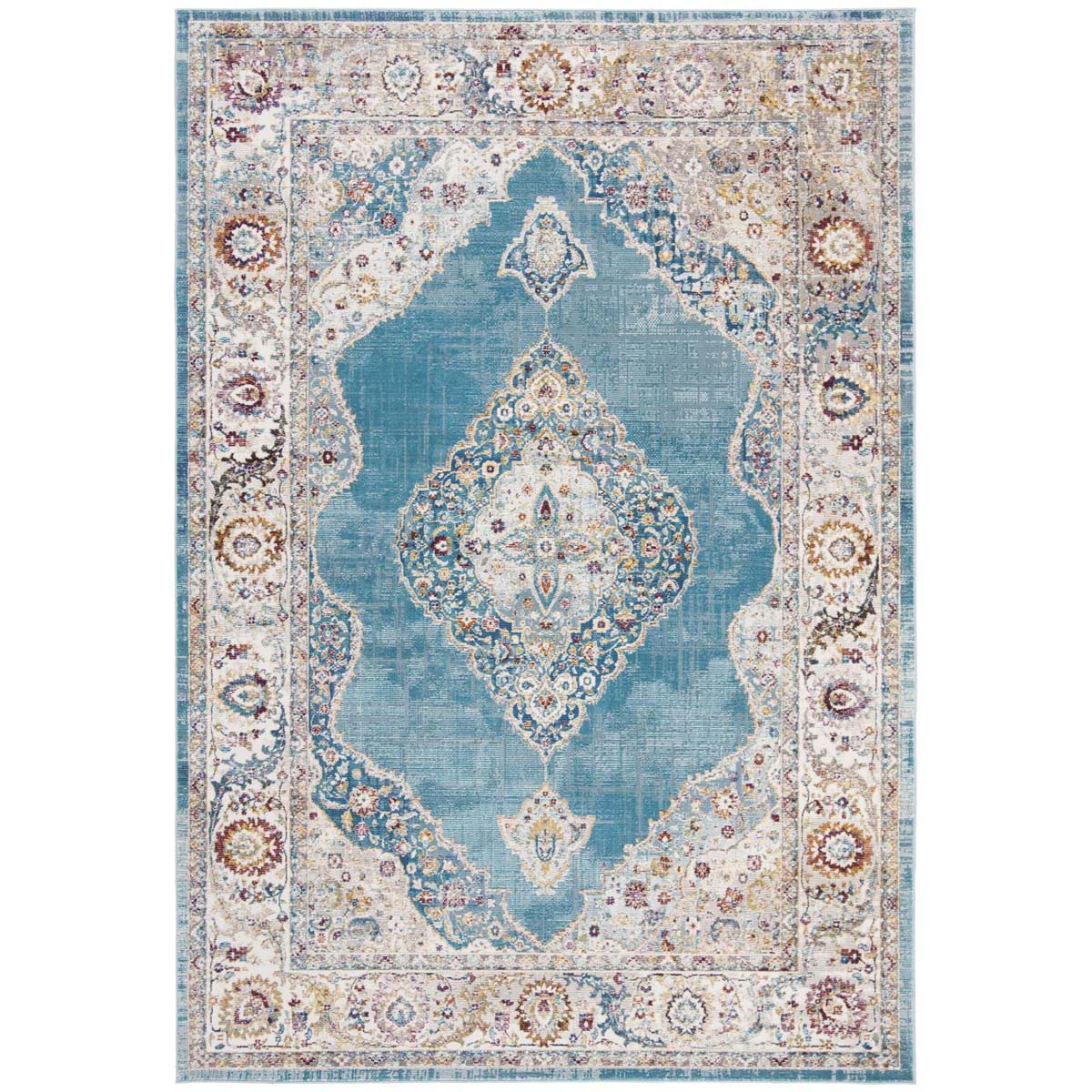Safavieh Aria 116 Rug, ARA116 - Ivory / Navy