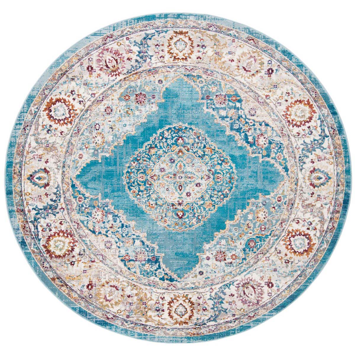 Safavieh Aria 116 Rug, ARA116 - Ivory / Navy