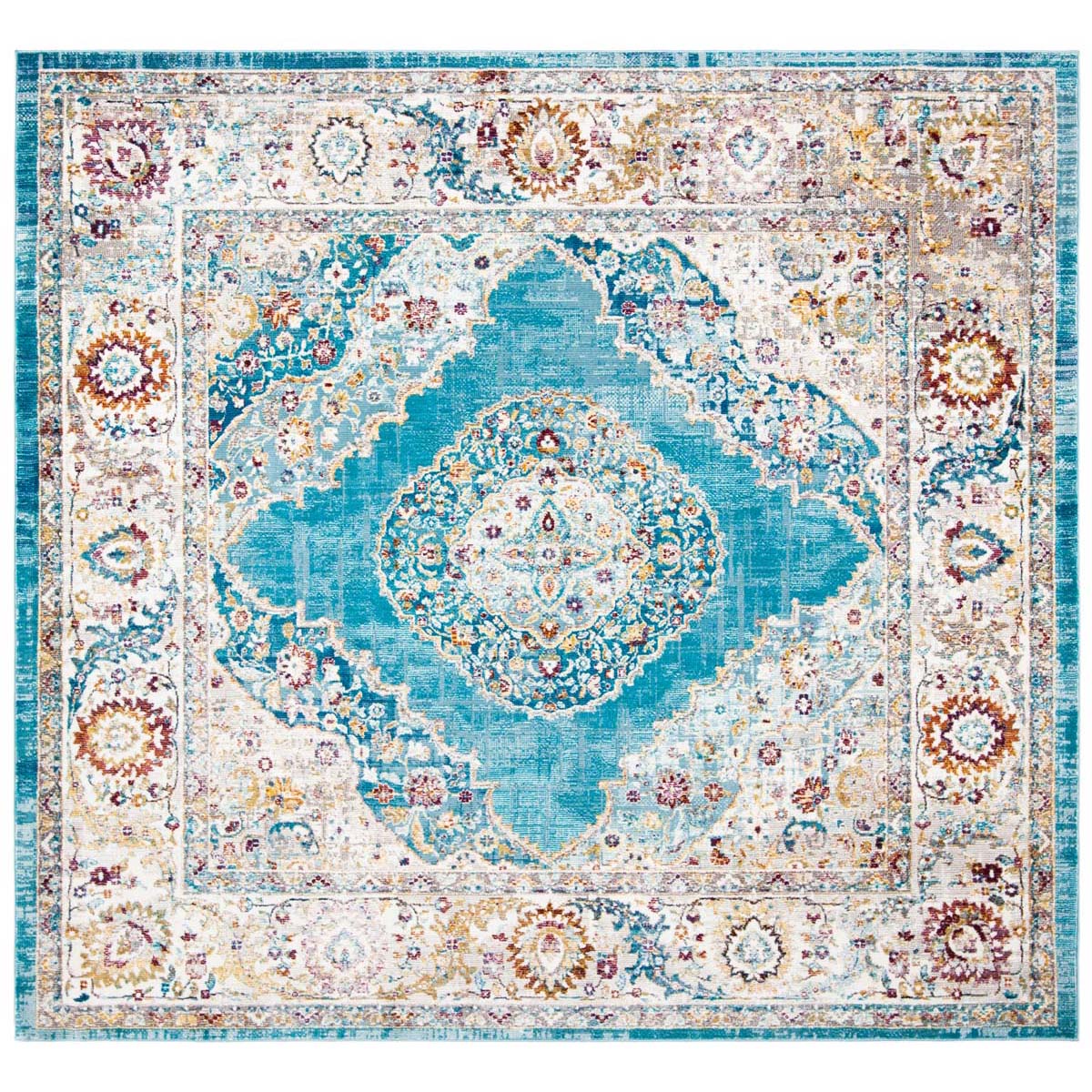 Safavieh Aria 116 Rug, ARA116 - Ivory / Navy