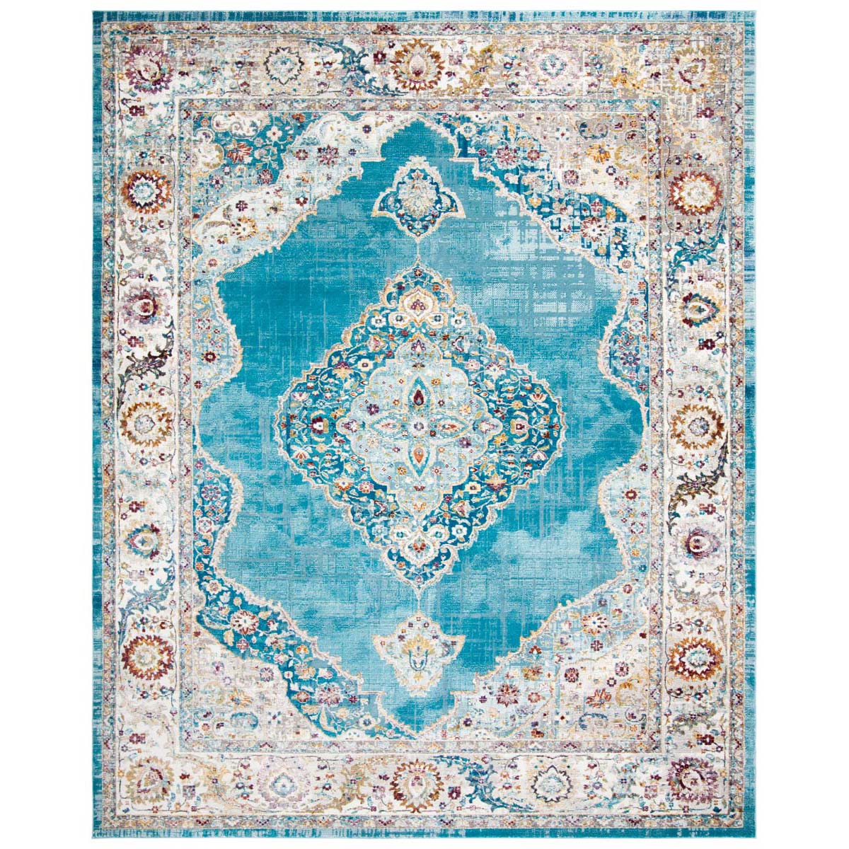 Safavieh Aria 116 Rug, ARA116 - Ivory / Navy
