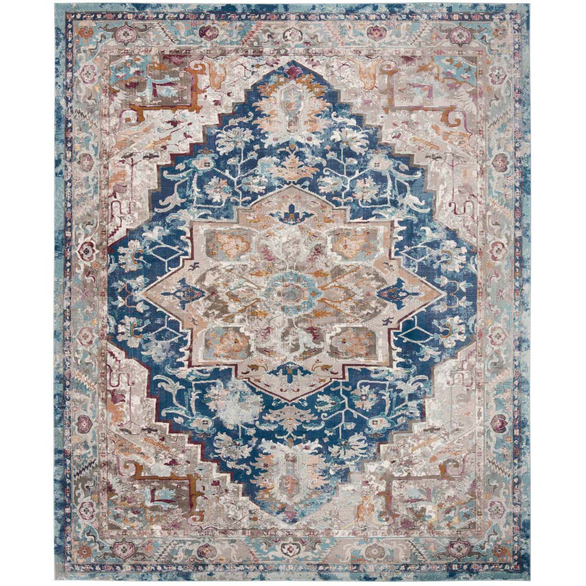 Safavieh Aria 119 Rug, ARA119 - Blue / Beige