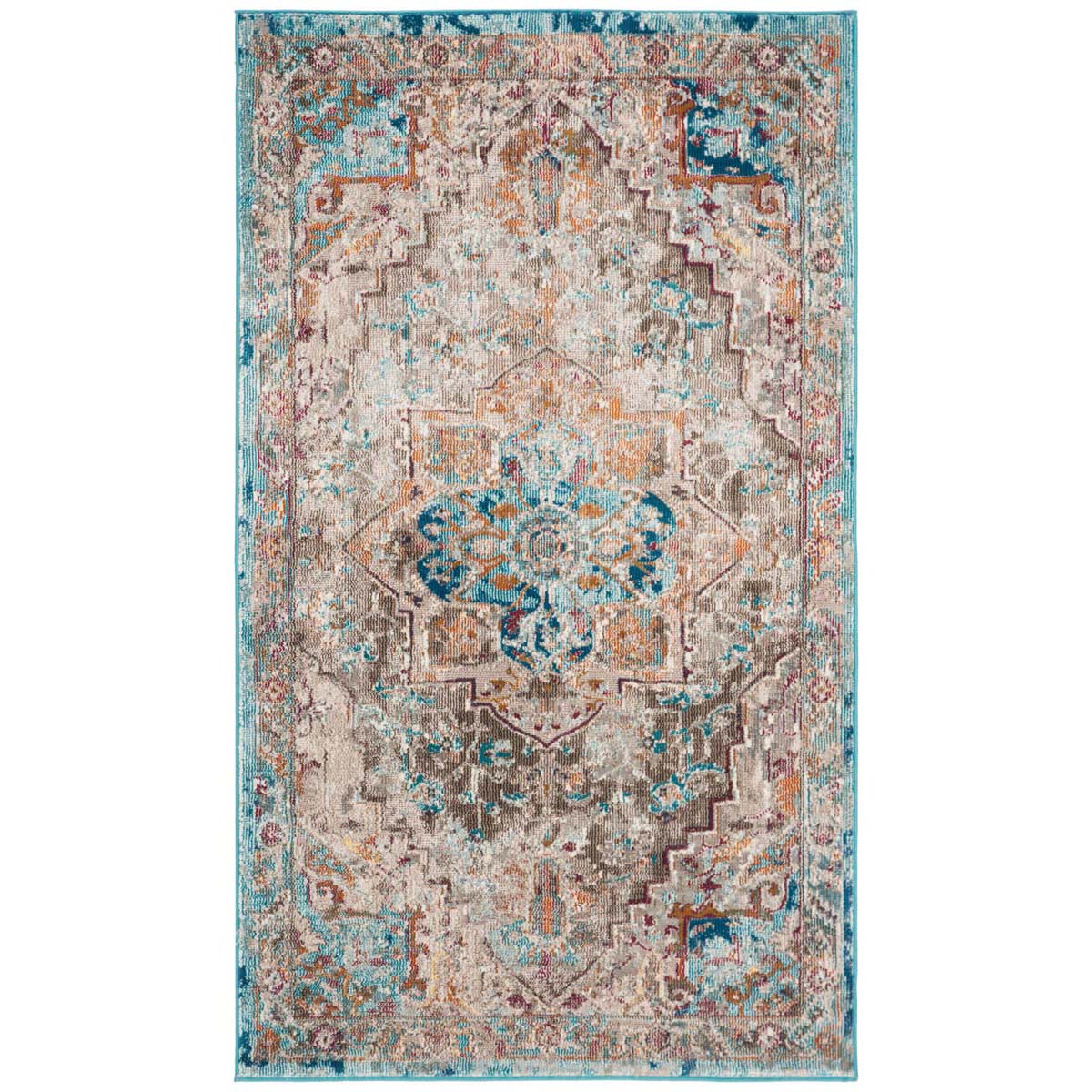 Safavieh Aria 119 Rug, ARA119 - Beige / Blue
