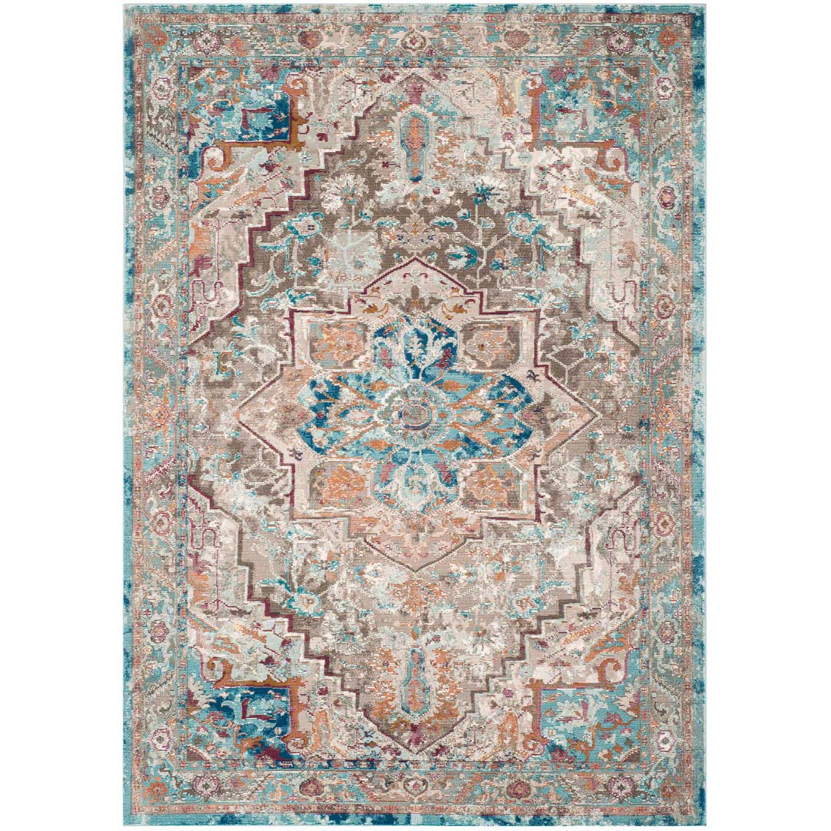 Safavieh Aria 119 Rug, ARA119 - Beige / Blue