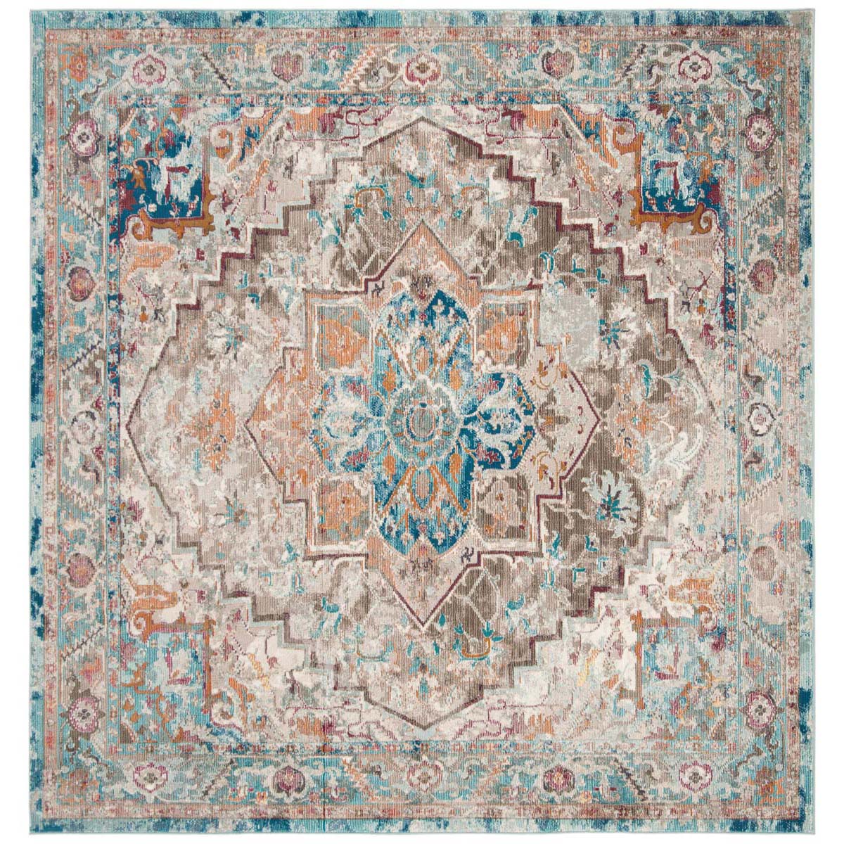 Safavieh Aria 119 Rug, ARA119 - Beige / Blue