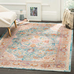 Safavieh Aria 120 Rug, ARA120 - Blue / Orange