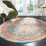 Safavieh Aria 120 Rug, ARA120 - Blue / Orange