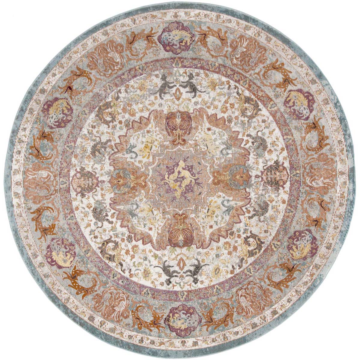 Safavieh Aria 120 Rug, ARA120 - Beige / Orange