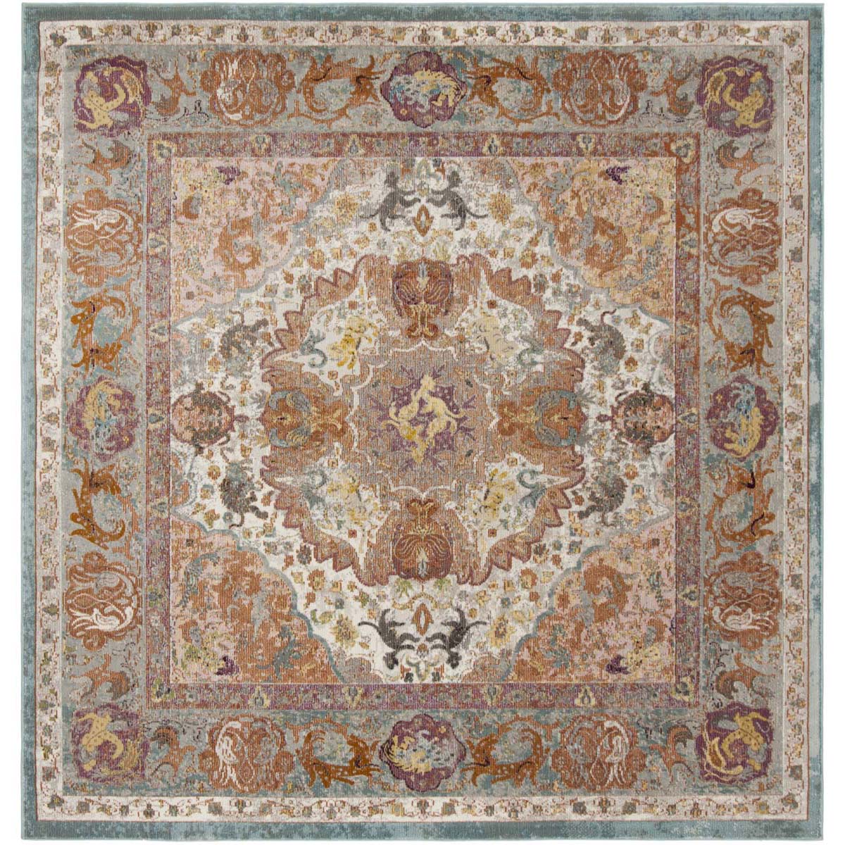 Safavieh Aria 120 Rug, ARA120 - Beige / Orange