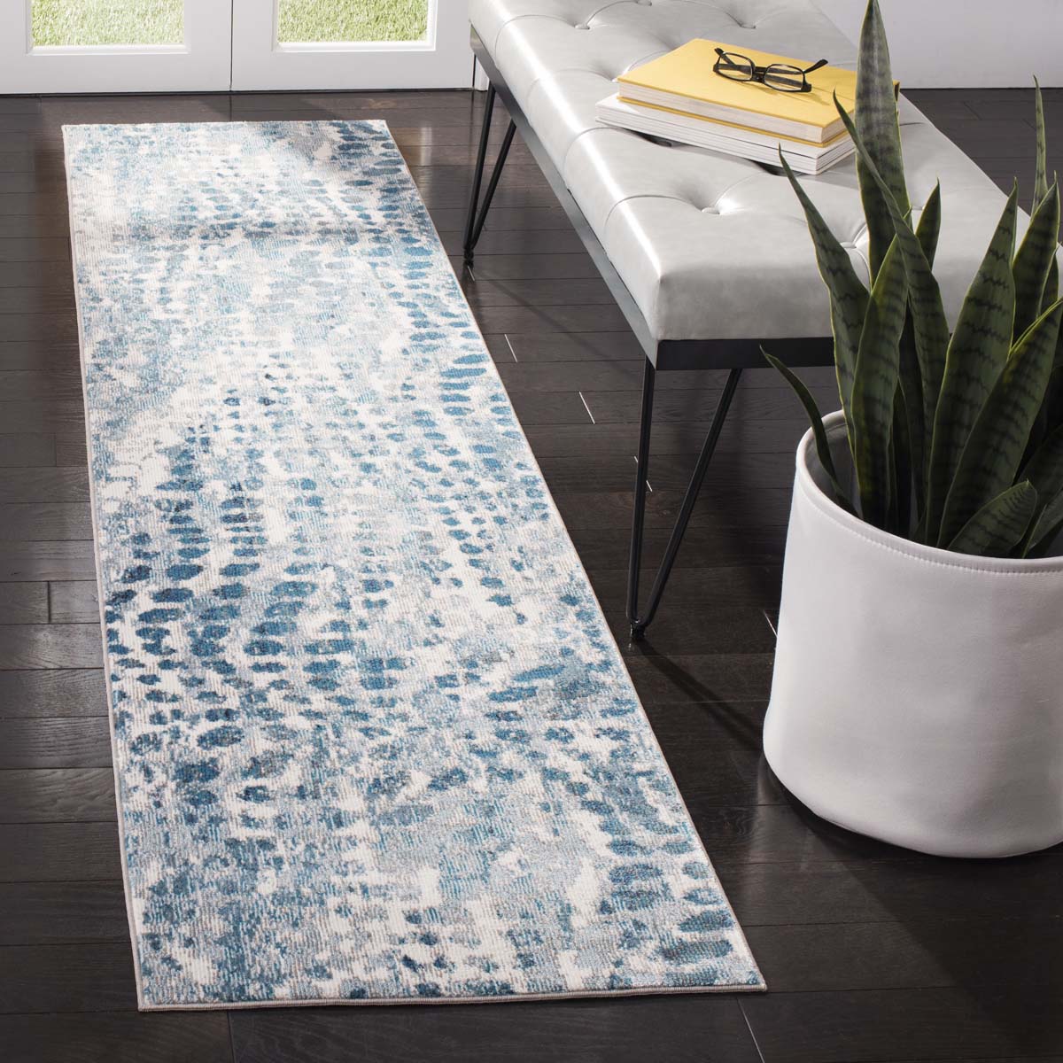 Safavieh Aria 121 Rug, ARA121 - Cream / Teal