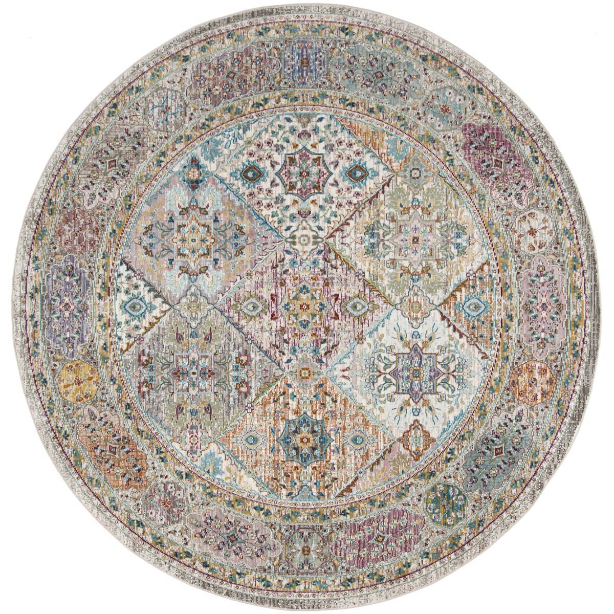 Safavieh Aria 127 Rug, ARA127 - Cream / Multi