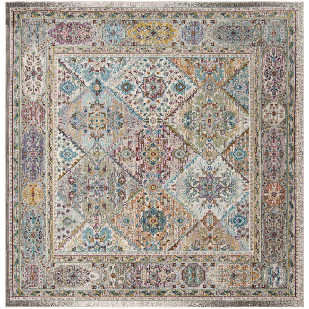 Safavieh Aria 127 Rug, ARA127 - Cream / Multi
