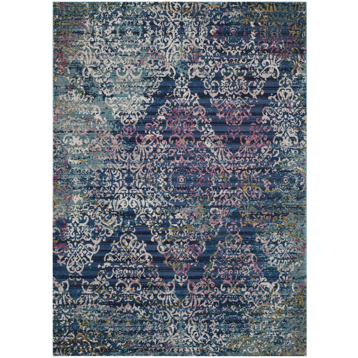 Safavieh Aria 128 Rug, ARA128 - Blue / Multi