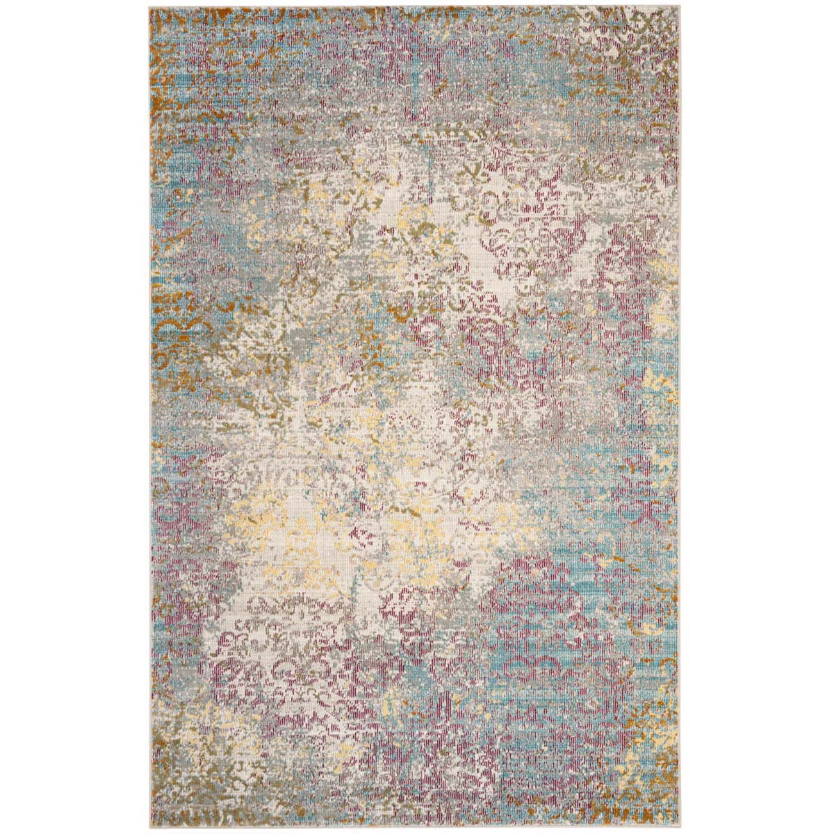 Safavieh Aria 128 Rug, ARA128 - Cream / Multi