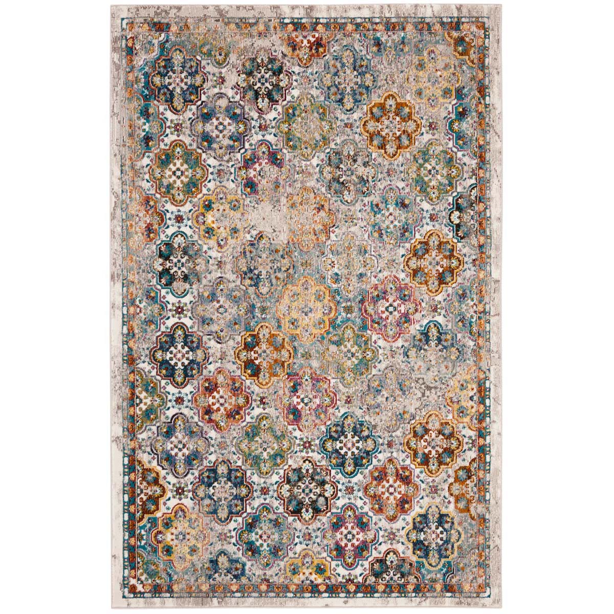 Safavieh Aria 161 Rug, ARA161 - Beige / Multi