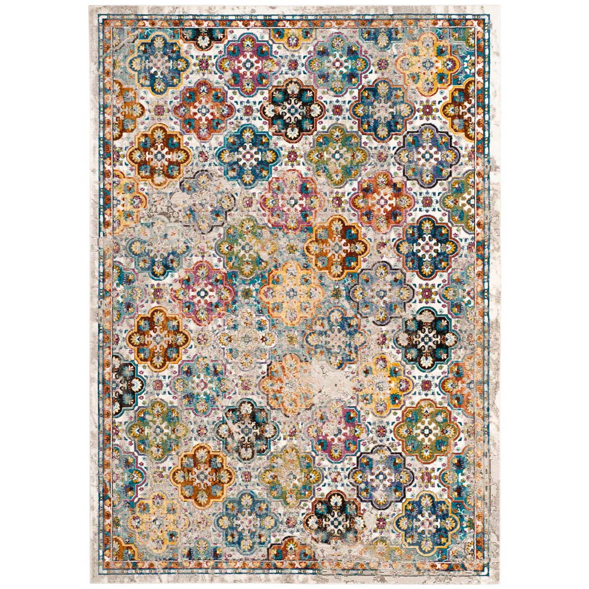 Safavieh Aria 161 Rug, ARA161 - Beige / Multi