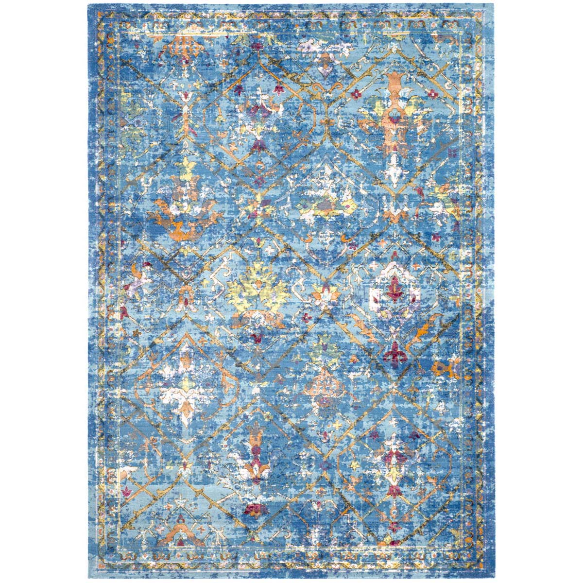 Safavieh Aria 169 Rug, ARA169 - Blue / Multi
