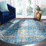 Safavieh Aria 169 Rug, ARA169 - Blue / Multi