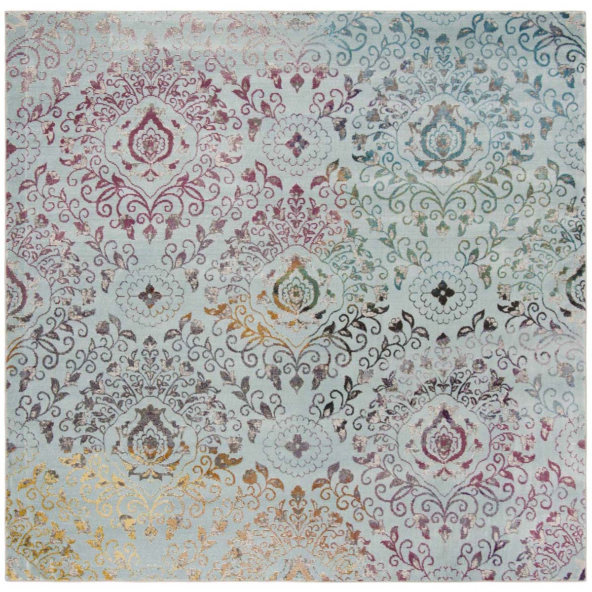 Safavieh Aria 172 Rug, ARA172 - Blue / Multi