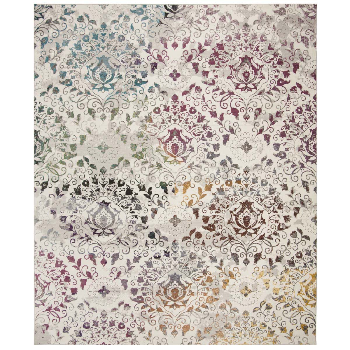 Safavieh Aria 172 Rug, ARA172 - Cream / Multi