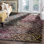 Safavieh Aria 172 Rug, ARA172 - Brown / Multi