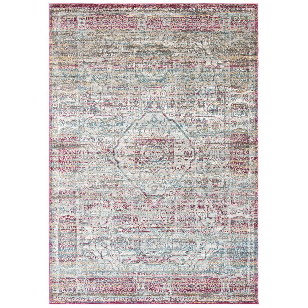 Safavieh Aria 179 Rug, ARA179 - Red / Creme