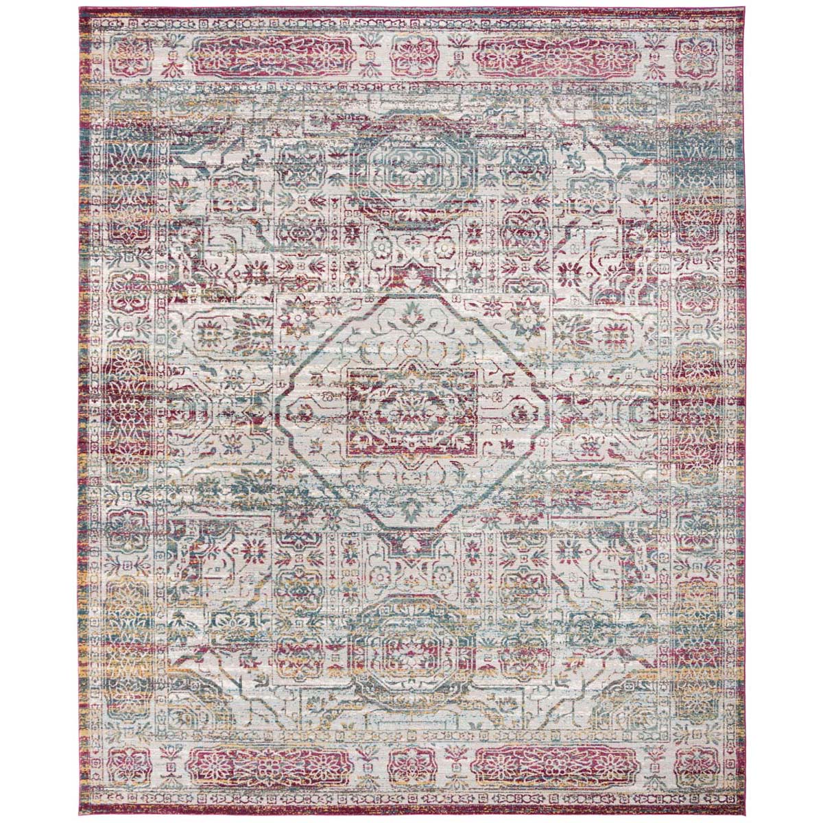 Safavieh Aria 179 Rug, ARA179 - Red / Creme